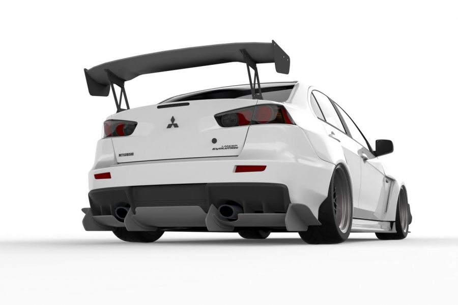 Evasive Motorsports: STREETFIGHTER LA Rear Diffuser (FRP